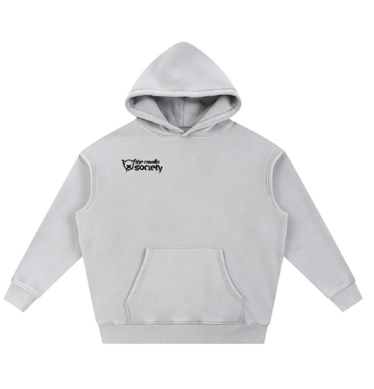 SNOW WASHED - RIDE WITH RESPECT FLEECE HOODIE