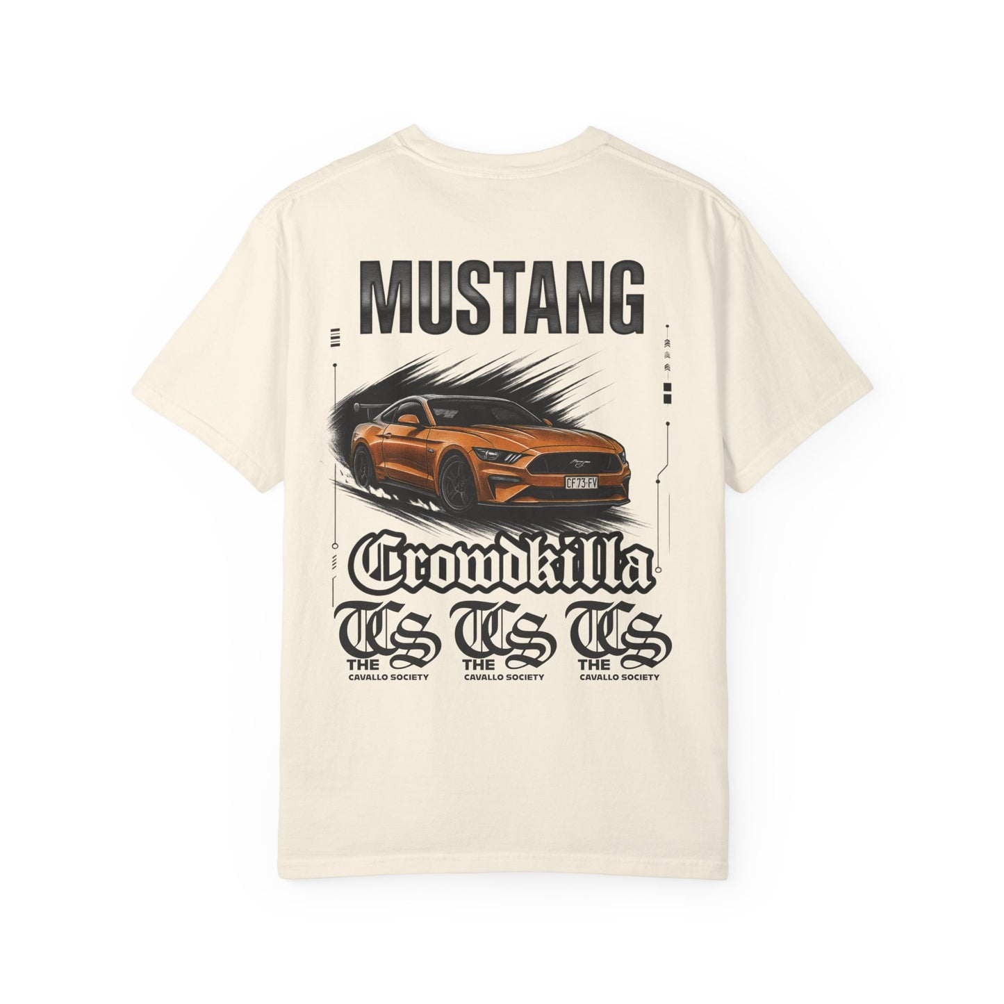TCS “Crowdkilla” Mustang Tee — Premium Embroidered Street Motorsport Edition
