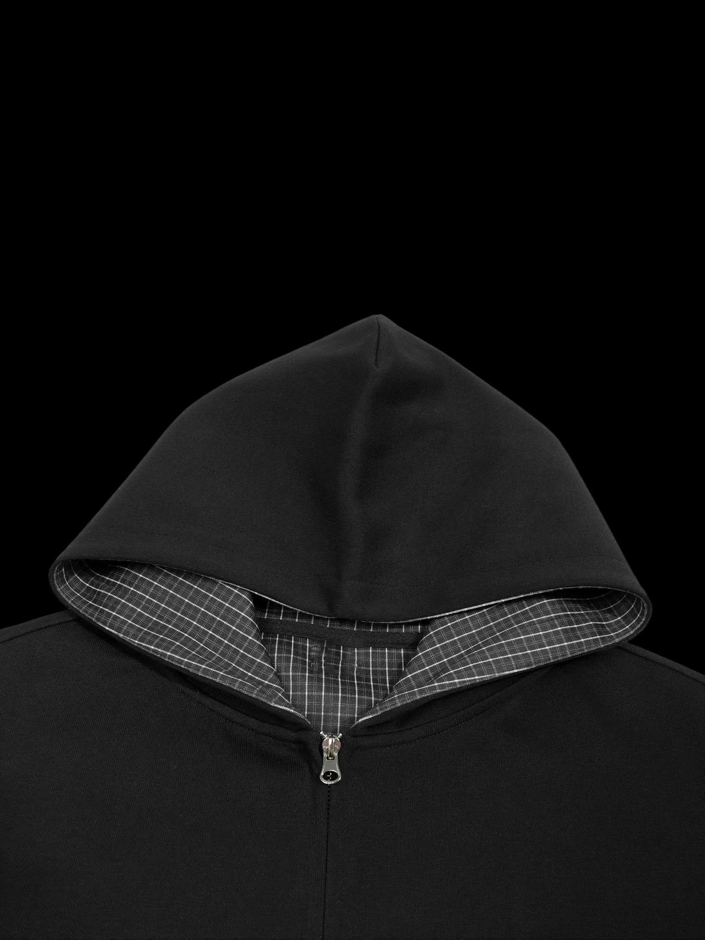 Plaid Zip Hood & Sweatpant Combo