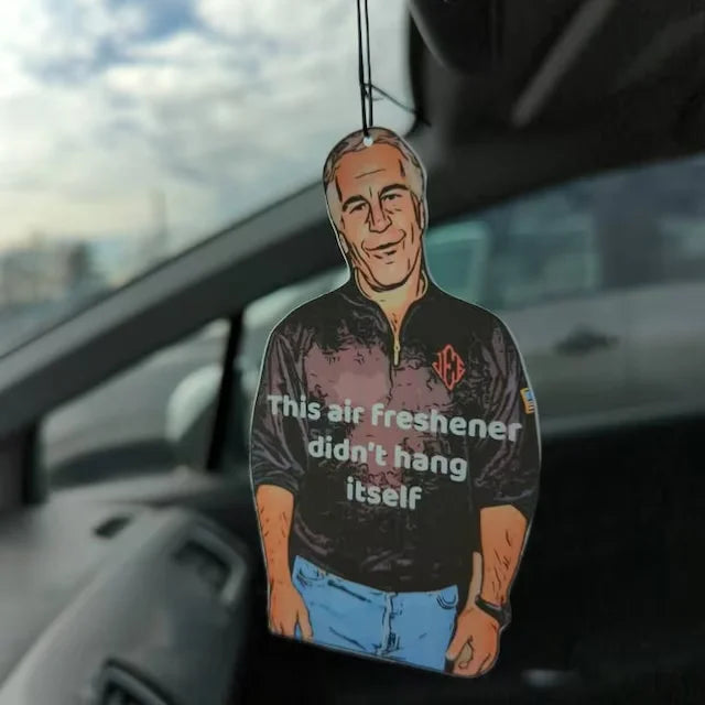 This air freshener didn’t hang itself.
